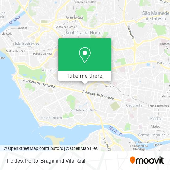 Tickles map