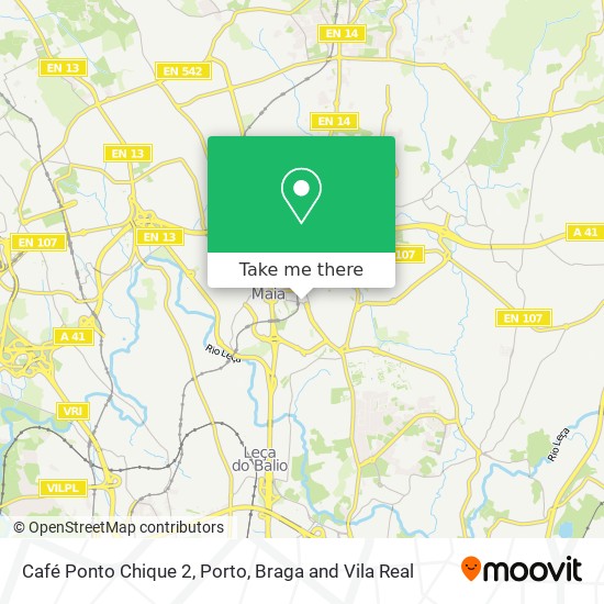 Café Ponto Chique 2 map