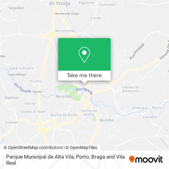 Parque Municipal de Alta Vila map