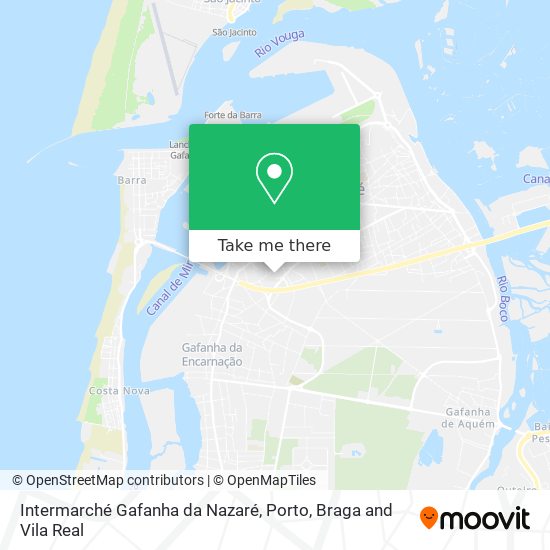 Intermarché Gafanha da Nazaré map