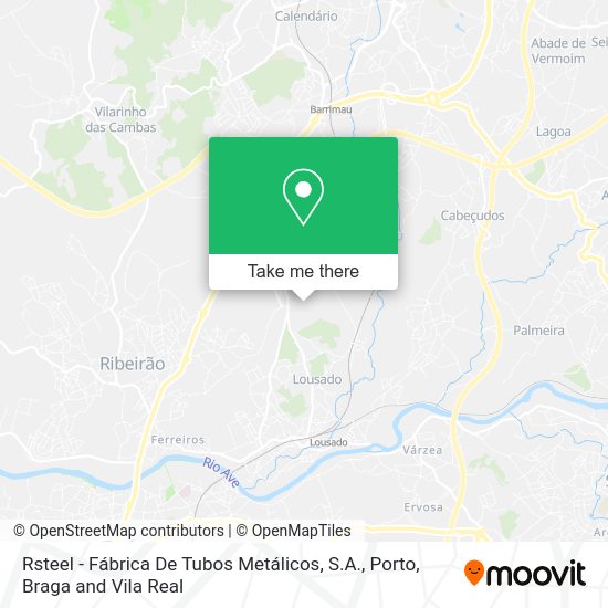 Rsteel - Fábrica De Tubos Metálicos, S.A. map