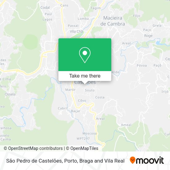 São Pedro de Castelões map