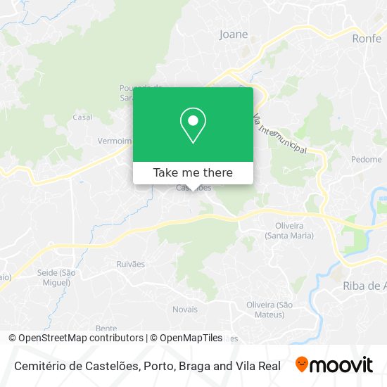 Cemitério de Castelões map