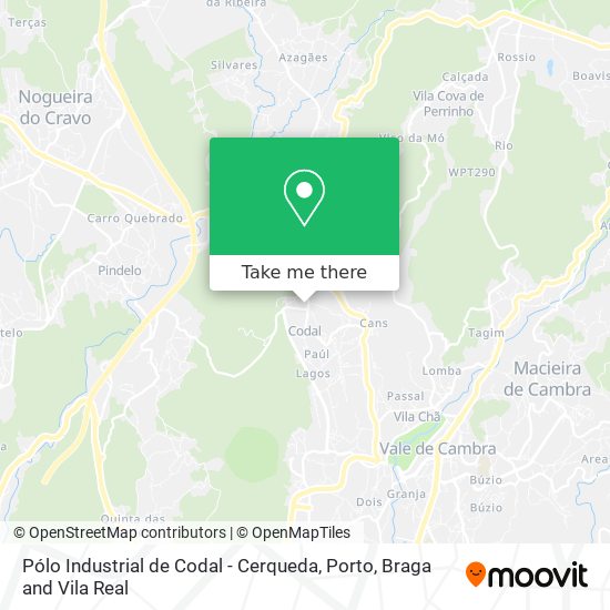 Pólo Industrial de Codal - Cerqueda map
