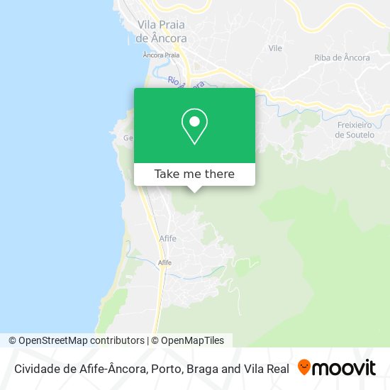 Cividade de Afife-Âncora map