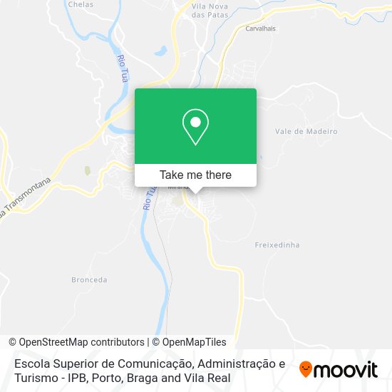 Escola Superior de Comunicação, Administração e Turismo - IPB map