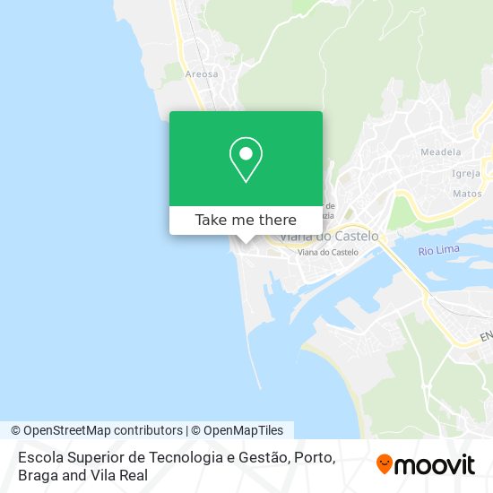 Escola Superior de Tecnologia e Gestão mapa