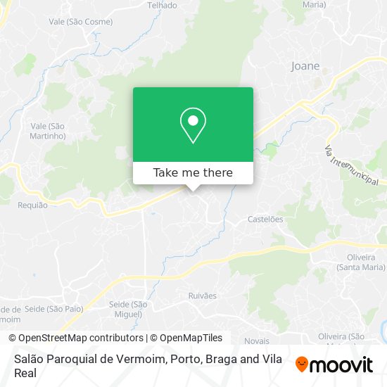 Salão Paroquial de Vermoim map