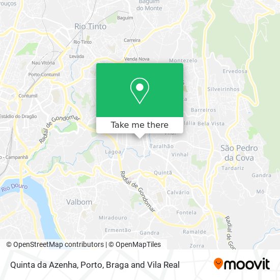 Quinta da Azenha map
