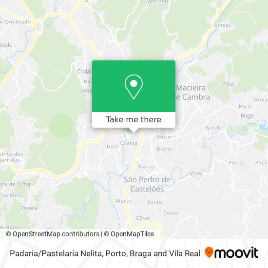 Padaria/Pastelaria Nelita map