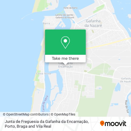 Junta de Freguesia da Gafanha da Encarnação map