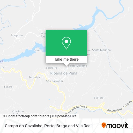 Campo do Cavalinho map