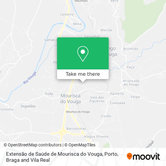 Extensão de Saúde de Mourisca do Vouga map
