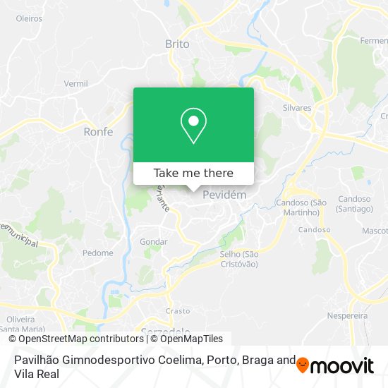 Pavilhão Gimnodesportivo Coelima map