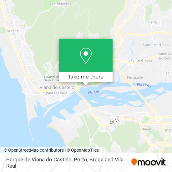 Parque de Viana do Castelo map