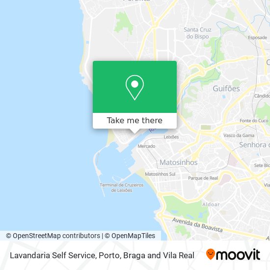 Lavandaria Self Service map