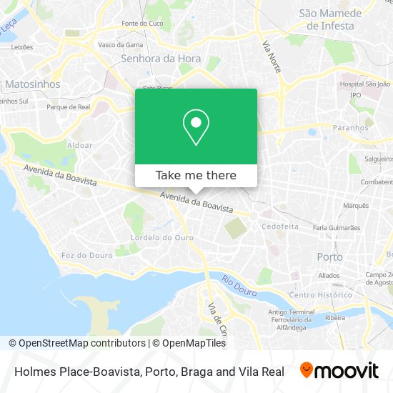 Holmes Place-Boavista map