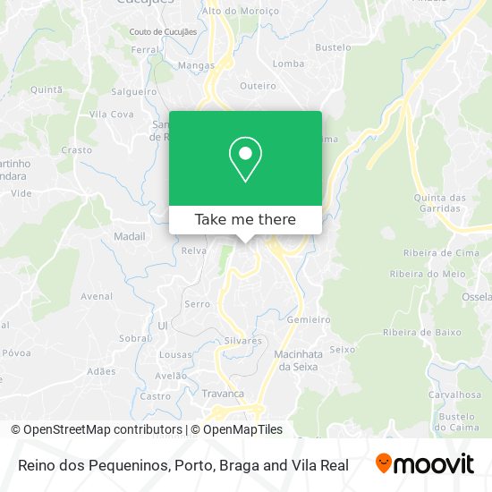 Reino dos Pequeninos mapa