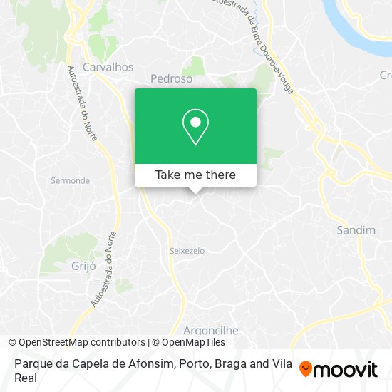 Parque da Capela de Afonsim map