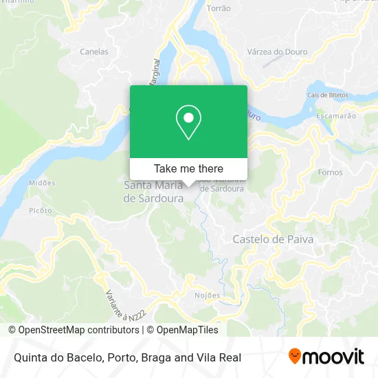 Quinta do Bacelo map