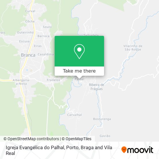 Igreja Evangélica do Palhal map