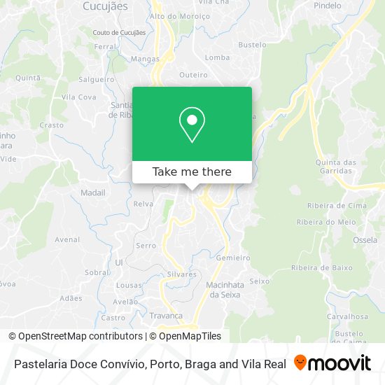 Pastelaria Doce Convívio map