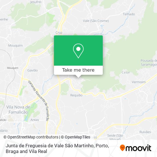 Junta de Freguesia de Vale São Martinho map