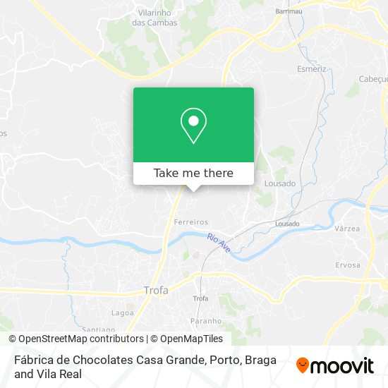 Fábrica de Chocolates Casa Grande map