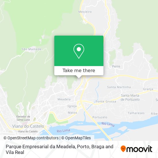 Parque Empresarial da Meadela map
