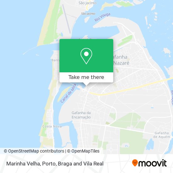 Marinha Velha mapa