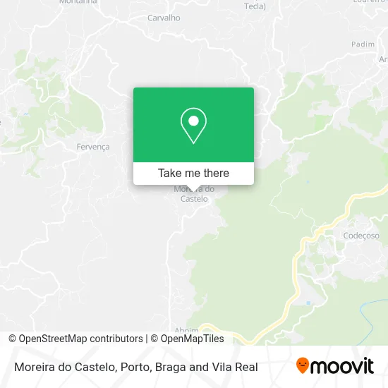 Moreira do Castelo map