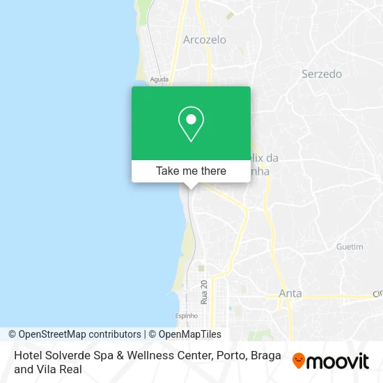 Hotel Solverde Spa & Wellness Center map