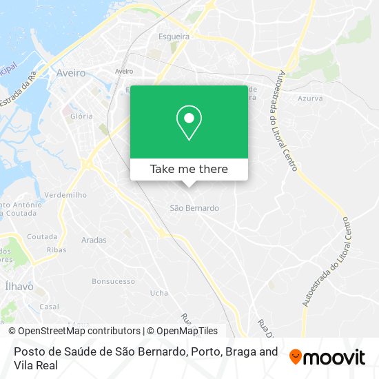 Posto de Saúde de São Bernardo map
