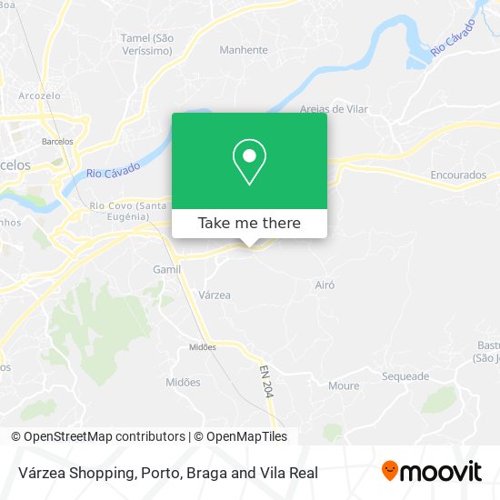 Várzea Shopping map