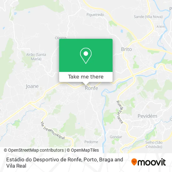 Estádio do Desportivo de Ronfe map