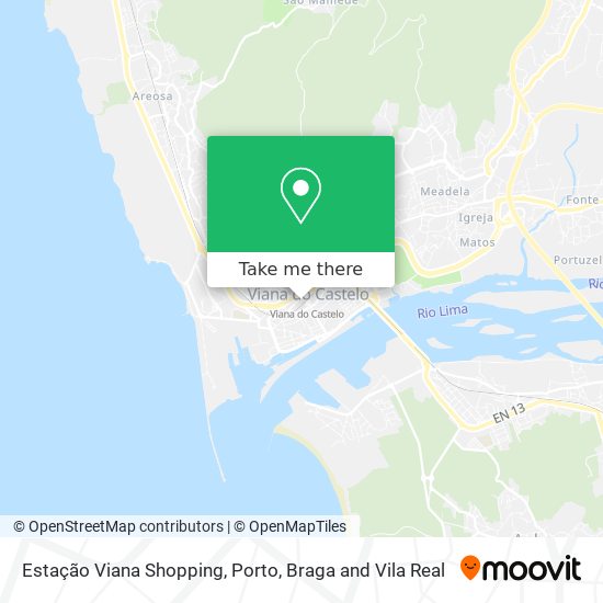 Estação Viana Shopping map