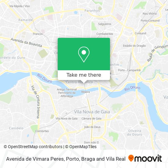 Avenida de Vímara Peres map