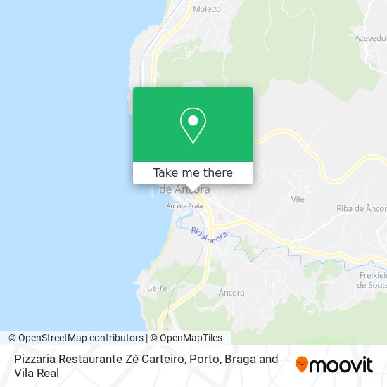 Pizzaria Restaurante Zé Carteiro mapa