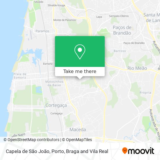 Capela de São João map