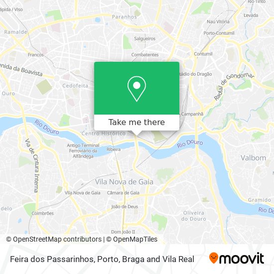 Feira dos Passarinhos mapa