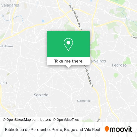 Biblioteca de Perosinho map