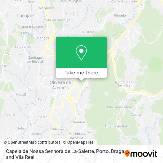 Capela de Nossa Senhora de La-Salette mapa