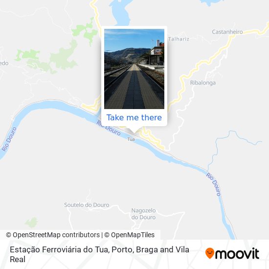 Estação Ferroviária do Tua map