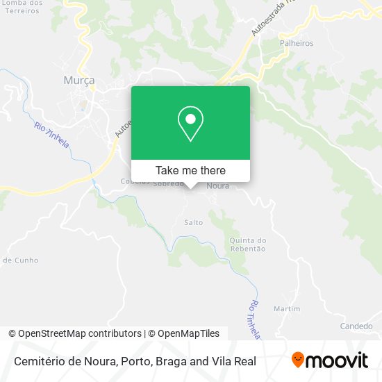 Cemitério De Noura mapa