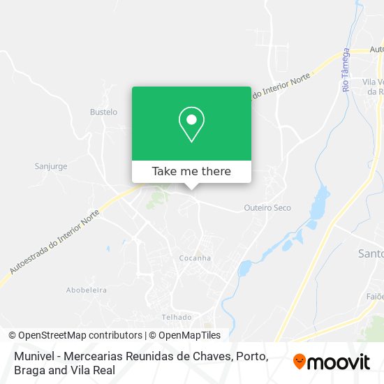 Munivel - Mercearias Reunidas de Chaves map