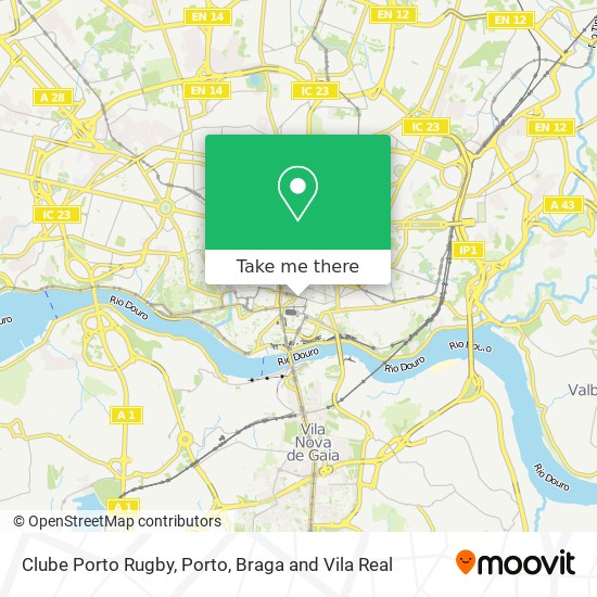 Clube Porto Rugby mapa