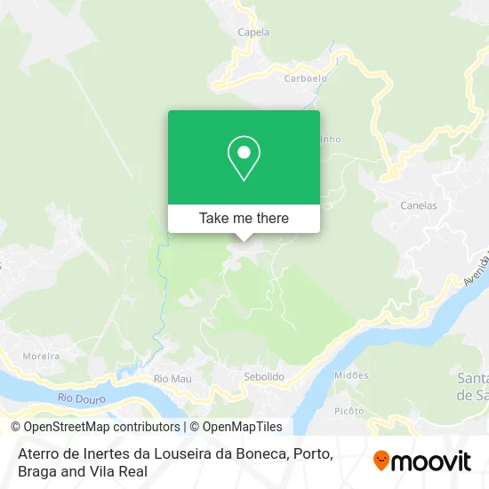 Aterro de Inertes da Louseira da Boneca map