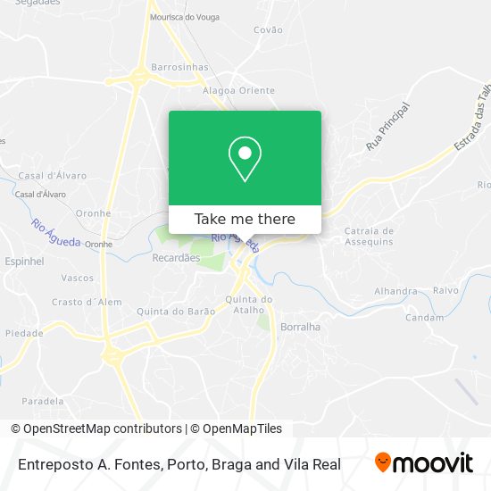 Entreposto A. Fontes mapa