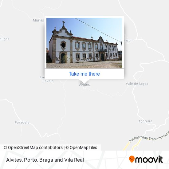 Alvites mapa