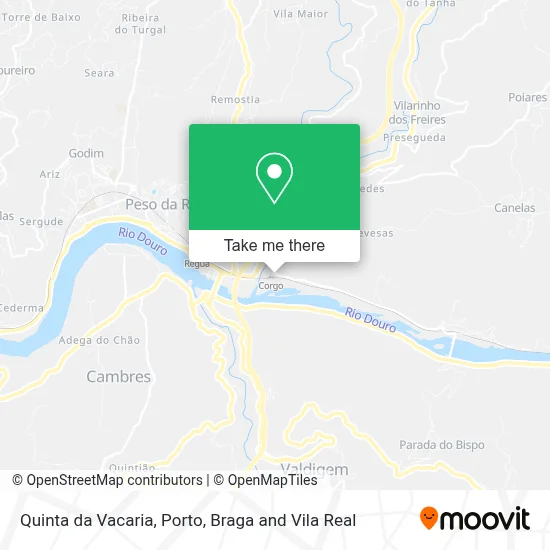 Quinta da Vacaria map
